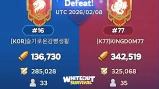 Foundry KOR 16 VS K77 | Whiteout Survival