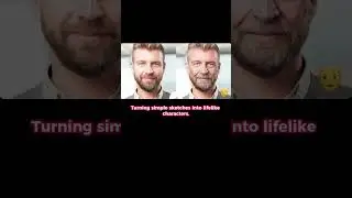 🤖✨Top 10 Before vs After AI Image Transformations👩&zwj;💻👌#shorts