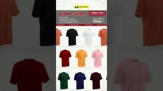 Shop Amazing Combo of Plain T shirts Online at Beyoung | Pack of 4 T shirts at Just Rs.998