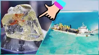 MAR JORRA DIAMANTES AO INVÉS DE PETRÓLEO 😮💎💰 | DIAMANTES RAROS NO FUNDO DO MAR