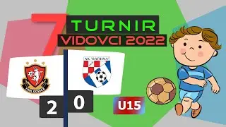 HNK Gorica - NK Batrina  2:0 # 7. Nogometni Turnir Vidovci 2022 # U15 # Četvrtfinale