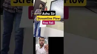 🤔Streamline Motion on Free Fall Explained😂 Ashu Sir #science #experiment #shorts @scienceandfun