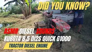 DID YOU KNOW? The Sound of the Kubota 8.5 di2s Quick G1000 Diesel Tractor Engine for Agriculture