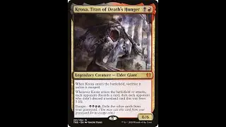 MTGA: Kroxa, Titan of Death&rsquo;s Hunger Cast Animation