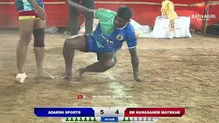 Most Intense Kabbdi Match Adarsh Sports Vs Dr Nana Mayekar Foundation At Bhagwa Chashak 2025