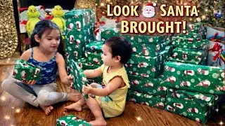 Рождественское утро: Открытие подарков от Санты 🎁 | Армине и Адина