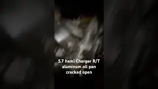 2006 Charger R/T 5.7 Hemi: Broken Oil Pan