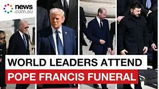 Trump, Zelensky among world leaders at Pope Francis' funeral
