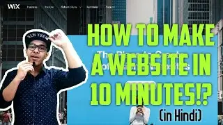 [Hindi] How To Make A WEBSITE Under 10 Minutes (No skill required)  || 🔥 Must Watch 🔥|| 2019 new