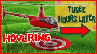 You hovered in a helicopter for 3 hours in New York and ended up where?  On flat Earth?