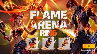 FREEFIRE | FLAME ARENA Ring | SELECTED | Molten Fury Bundle | THRIVING INK FACEPAINT GARENA FREEFIRE