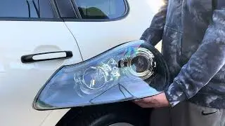2009 Porsche Cayenne 957 Custom Headlights by SW Lights