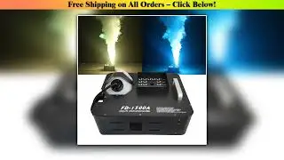 1500W Fog Smoke Machine DMX RGB 24LED Stage Light Effect Remote Vertical Sprayer Wholesale Best