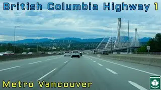 British Columbia Highway 1 WB - Metro Vancouver - Langley to Horseshoe Bay