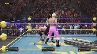 Sting Vs Cactus jack vs Vader WCW 1995