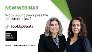 NSW: Would your bylaws pass the 'reasonable' test? | LookUpStrata