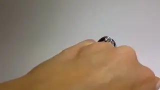 Sterling Silver Round Center CZ Overlap Twist Ring SBGR00392