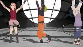 【MMD】Naruto ,Sakura,Hinata【Nippon】