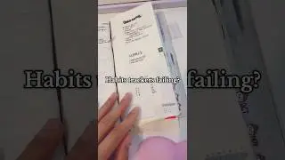 Habit Tracker Hack That Actually Works | Simple Planning Tip  #journal #plannertips