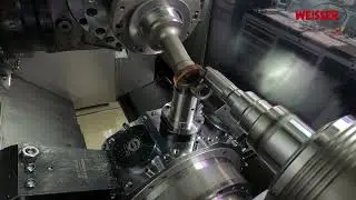 Verzahnen (W&auml;lzsch&auml;len) / Gear cutting (hobbing)