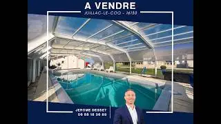 AVENDRE - JUILLAC LE COQ - Maison Individuelle avec Piscine et Grand Jardin – Plain-Pied Lumineux