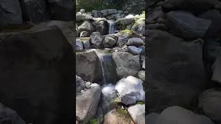 How much do you think this backyard waterfall costs?? 💦
