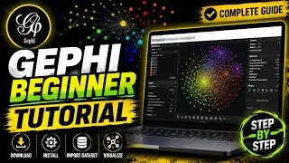 Gephi Beginner Tutorial - Download + Install Guide + Import Dataset
