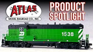 В центре внимания – модель EMD GP7 Atlas Classic в масштабе HO.