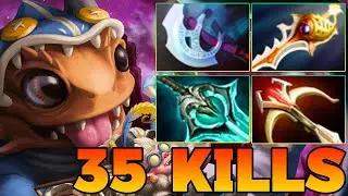 35 Kills SnapFire Solo Match Win !! SnapFire Dota 2 Carry Mid Meta 7.39 Pro Gameplay Guide Build