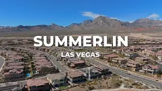 Summerlin, Las Vegas - by drone [4K]