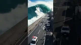 JAPAN TSUNAMI 2025: Terrifying AI Simulation of a Mega Wave | Unreal