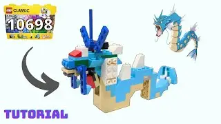 How to Build a LEGO Gyarados (10698) | ギャラドスの作り方 - レゴクラシック10698レシピ【視聴者リクエスト】