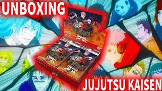Unboxing Union Arena: Jujutsu Kaisen Booster Box