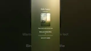Hello Nature &ndash; Chill Folk x Lo-Fi Song | Nature & Gratitude Music