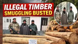 Ganderbal Police has busted an illegal timber smuggling case in Kangan area.