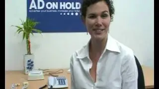 Ad on Hold with a single line - Increase sales and sound professional