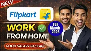 🔴🔴Flipkart Data Entry Jobs  2026| Data entry job  kese kre | test ke bad kya kre | Full detail