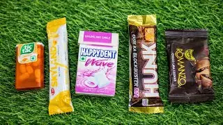 ASMR Most Popular Candys / some lots of colorful rainbow lollipop candy / unpacking chocolate eat