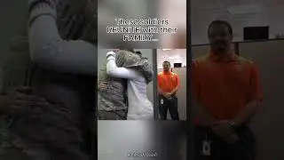 WATCH as this soldier REUNITES WITH HIS FAMILY #wholesome #postivevibes #funny #wholesomeclips