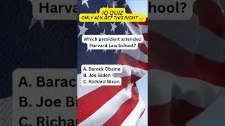 Which president attended Harvard Law School? #quiz #quiztime #quizchallenge #uspresident #obama