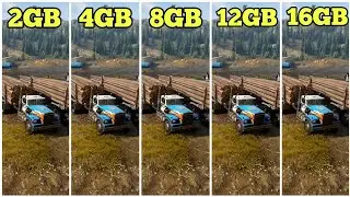 SHOW RUNNER RAM COMPARISON 2GB VS 4GB VS 8GB VS 12GB VS 16GB
