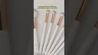 Introducing the 7-Piece White Makeup Brush Set #makeupbrushes  #makeupbrushset  #makeupenthusiasts
