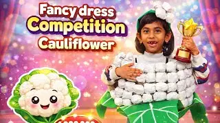 #Fancy dress competition cauliflower #fancy dress cauliflower making cauliflower #fancy dress ideas 