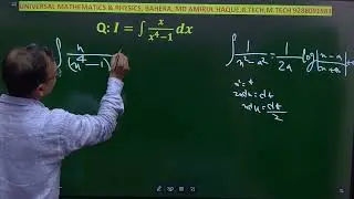 Q: The Integration of ∫ x dx/(x^4  - 1)