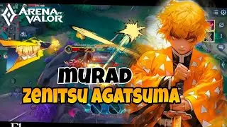 Arena of valor murad zenitsu agatsuna // pro game play - skin mod - li&ecirc;nQi&acirc;n mobile #game #youtube
