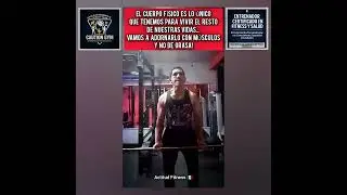 ADORNEMOS NUESTRO CUERPO CON M&Uacute;SCULOS Y NO CON GRASA! #fitness #actitud #mexico #gym #motivacion