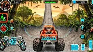🚨 MEGA RAMP MONSTER TRUCK Stunts & CRASHES! (Game Play/Wala Game) | Android Gameplay