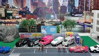 Pack Matchbox Service + Packp figuras para diorama.
