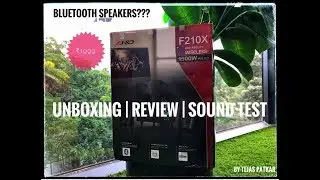 Bluetooth Speakers | F&D F210X 2.1 Channel | Unboxing and Review | Sound Test