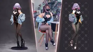新年第一期，口罩美少女×高開衩×運動鞋! 新 潮 穿 搭 ?!【蝦米拆拆拆】